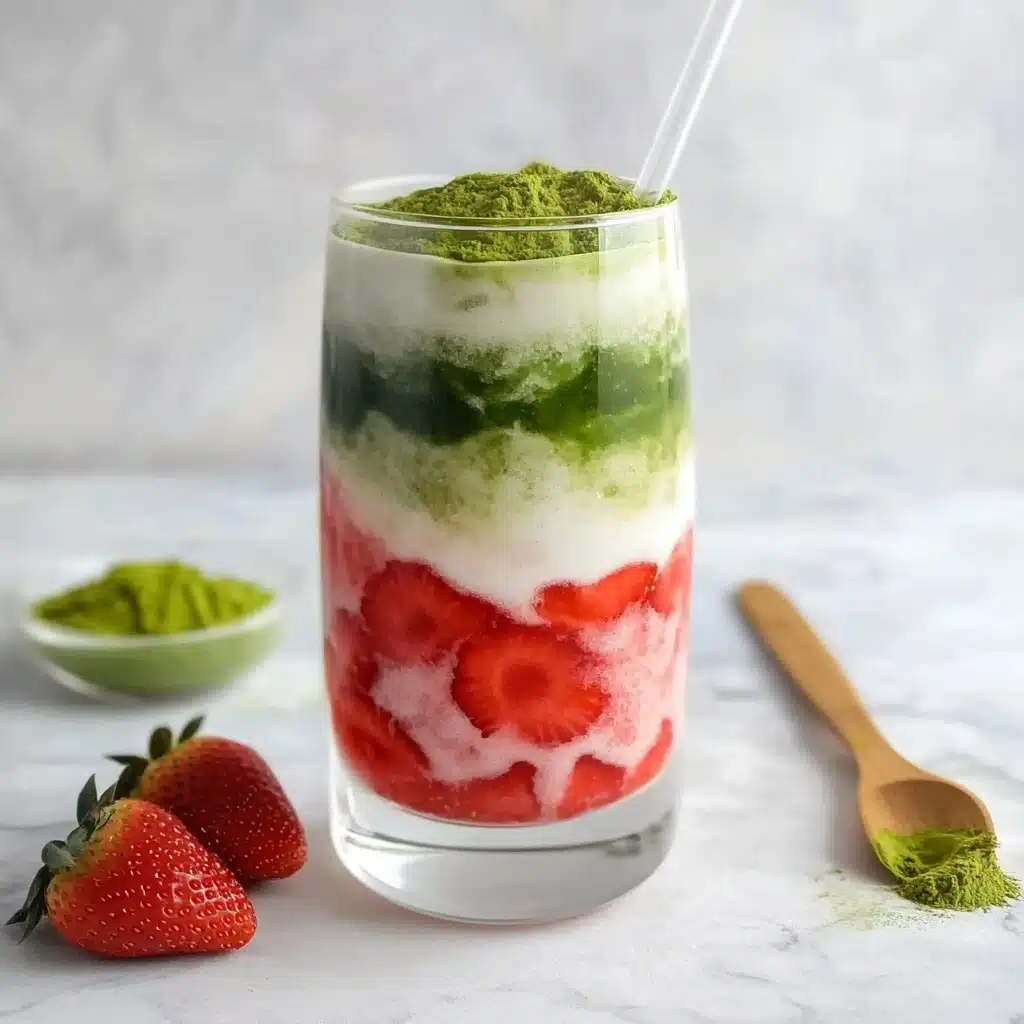 Strawberry Matcha Latte Recipe - Recipe Image