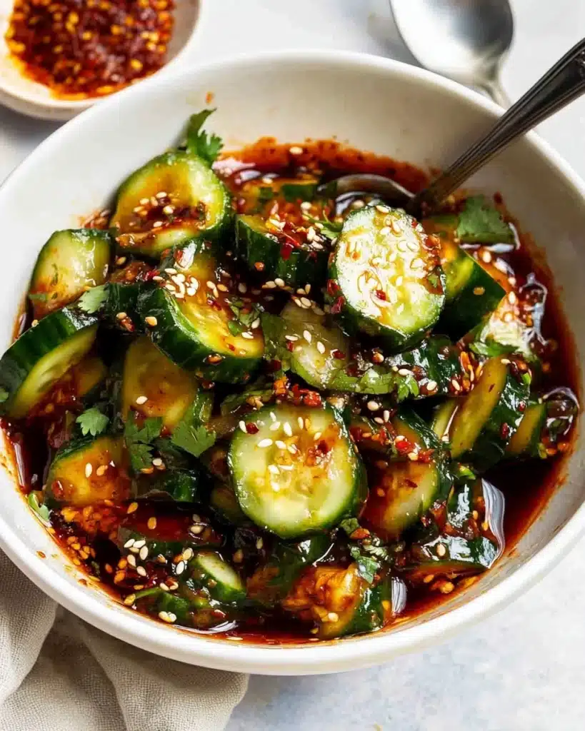 Spicy Asian Cucumber Salad Recipe