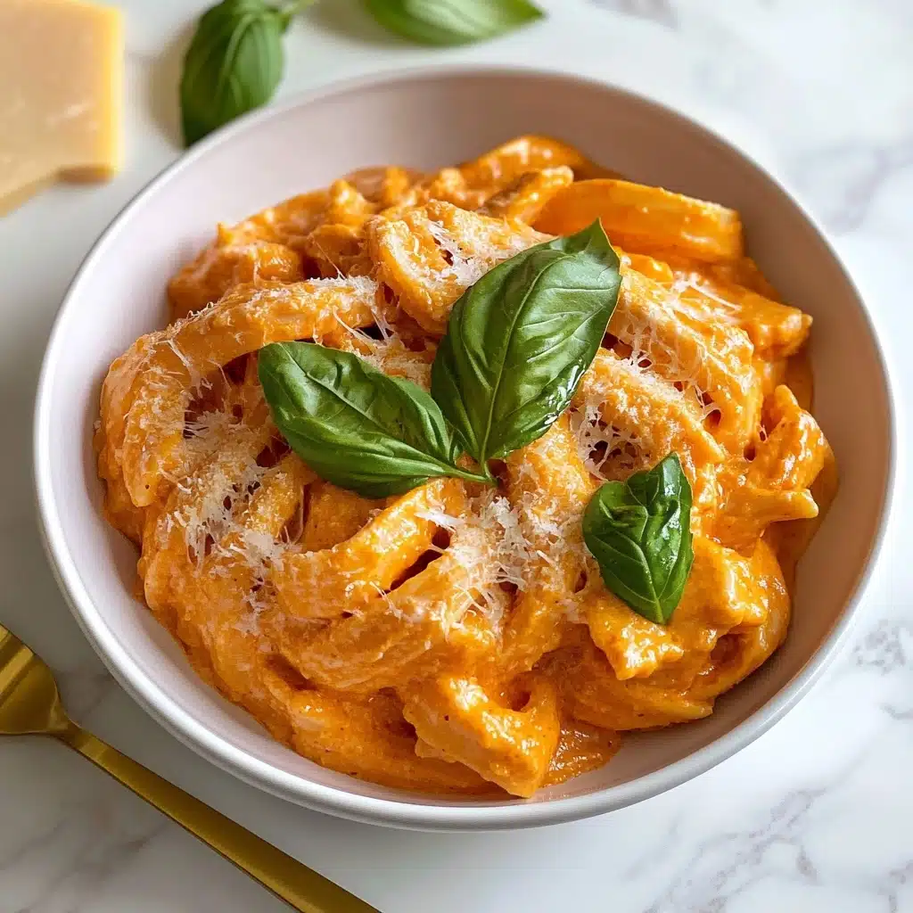 Roasted Red Pepper Creamy Pasta Sauce Recipe - Recipe Image