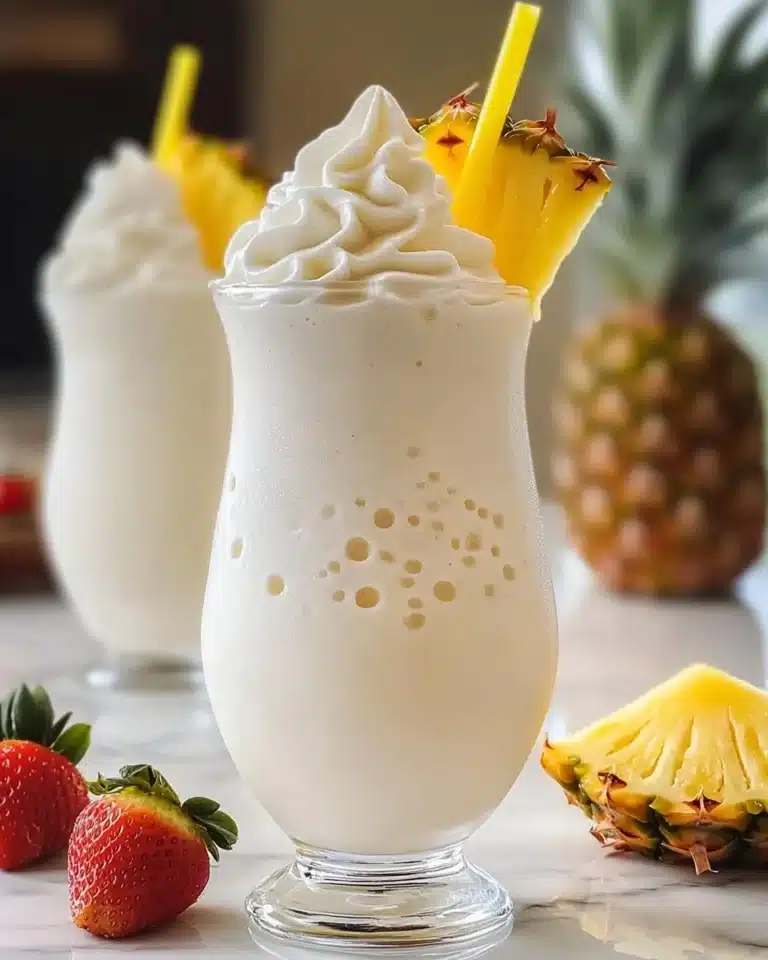 Pina Colada Milkshakes Recipe