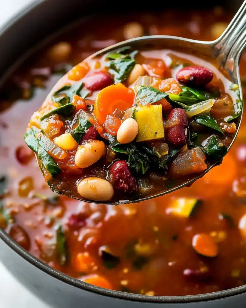 Thick & Hearty Minestrone Soup Recipe