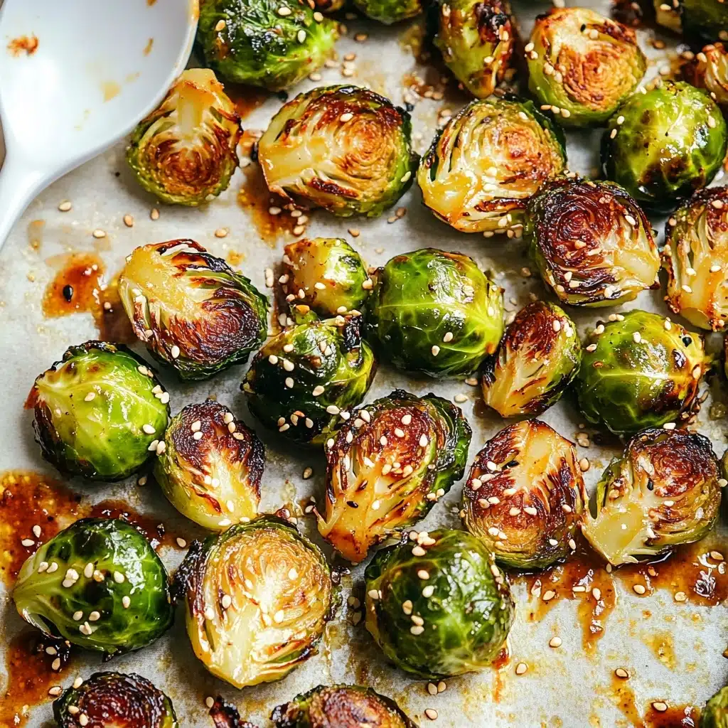 Maple Sriracha Brussels Sprouts Recipe - Recipe Image