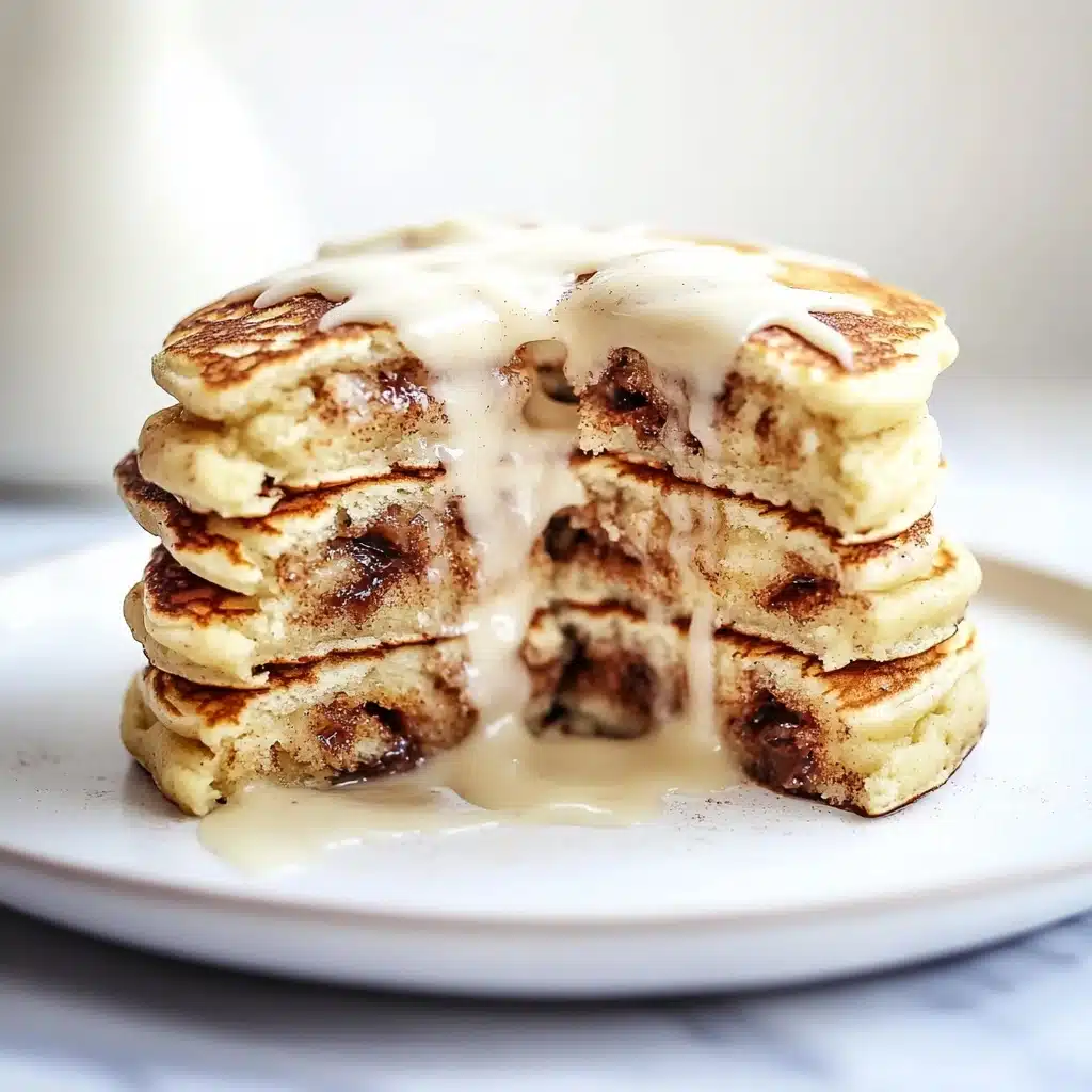 Cinnamon Roll Pancakes Recipe - Recipe Image