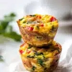 Feta and Vegetable Frittata Egg Muffins Recipe