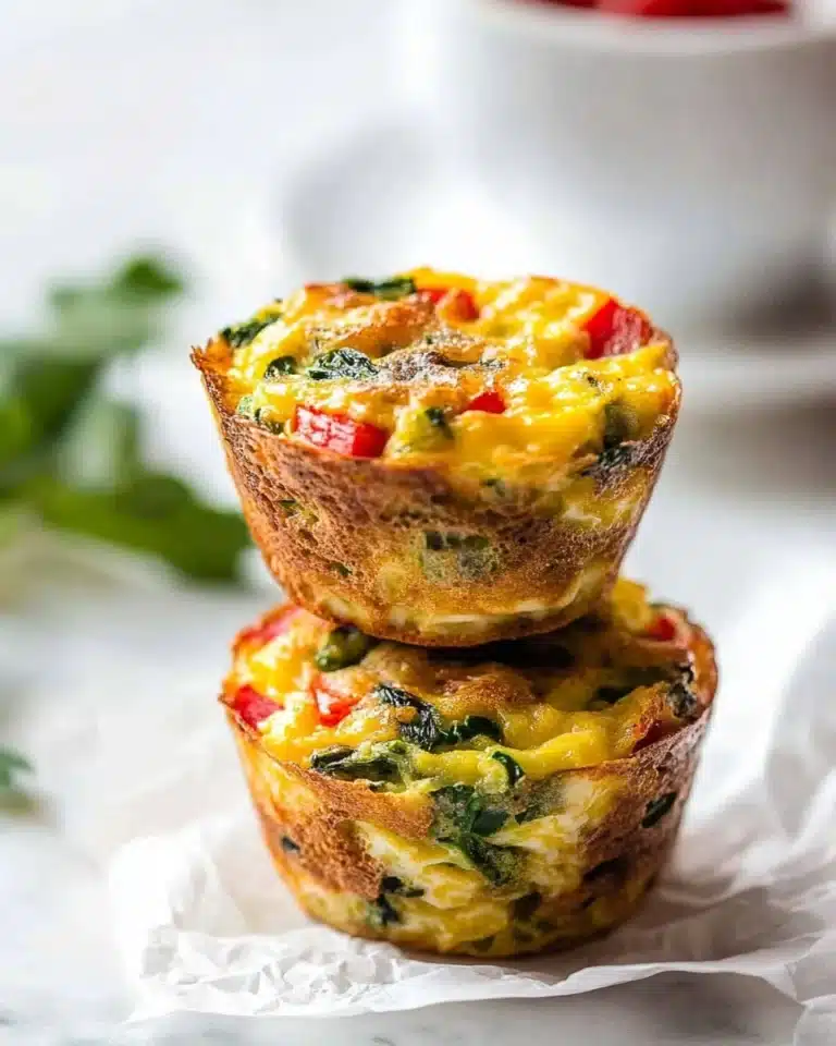 Feta and Vegetable Frittata Egg Muffins Recipe