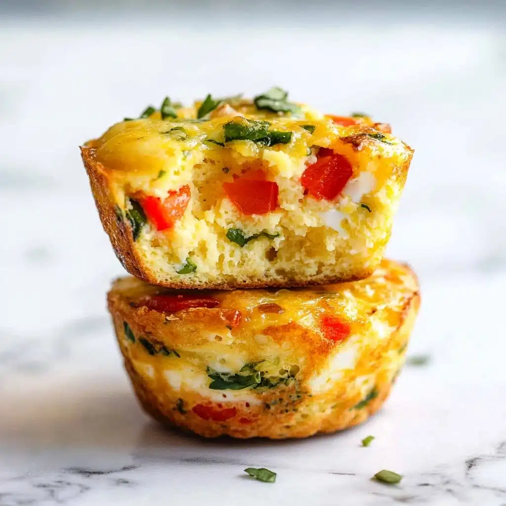 Feta and Vegetable Frittata Egg Muffins Recipe - Recipe Image