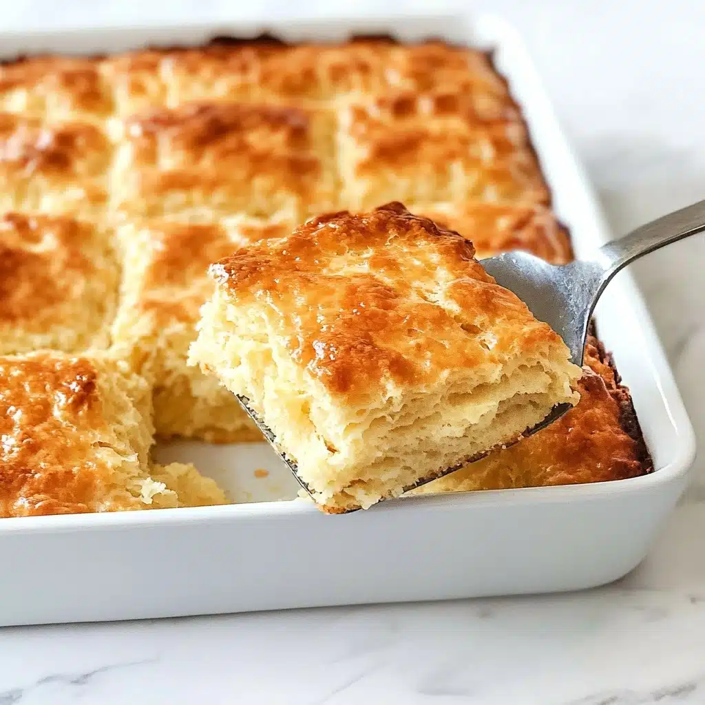 Green Chile Cheddar Butter Swimming Biscuits Recipe - Recipe Image