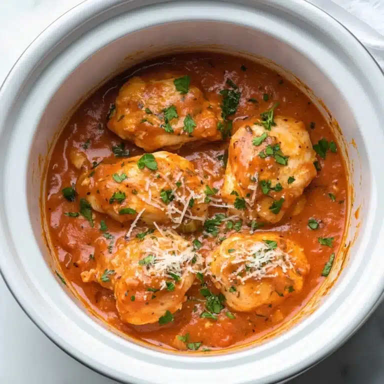 Slow Cooker Creamy Tomato Basil Chicken Recipe