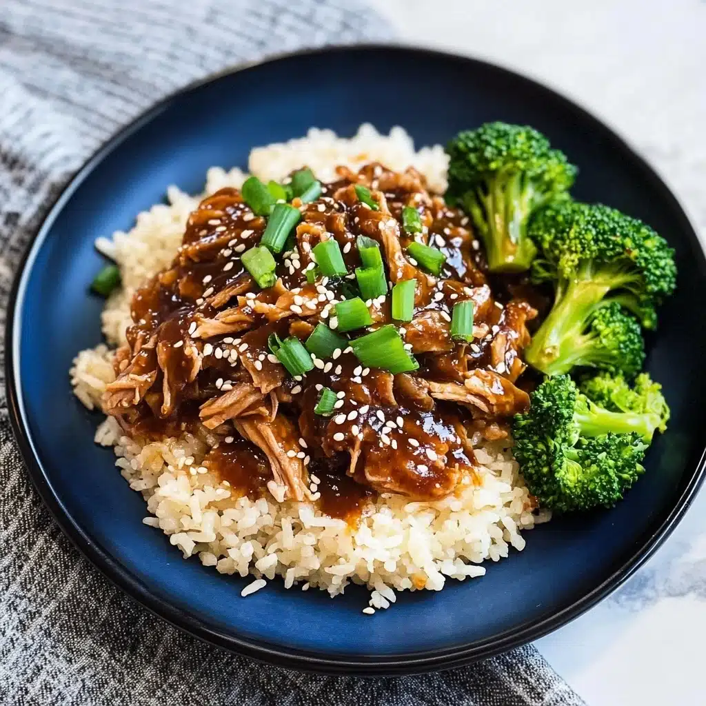 Slow Cooker Honey Garlic Chicken Recipe - Recipe Image