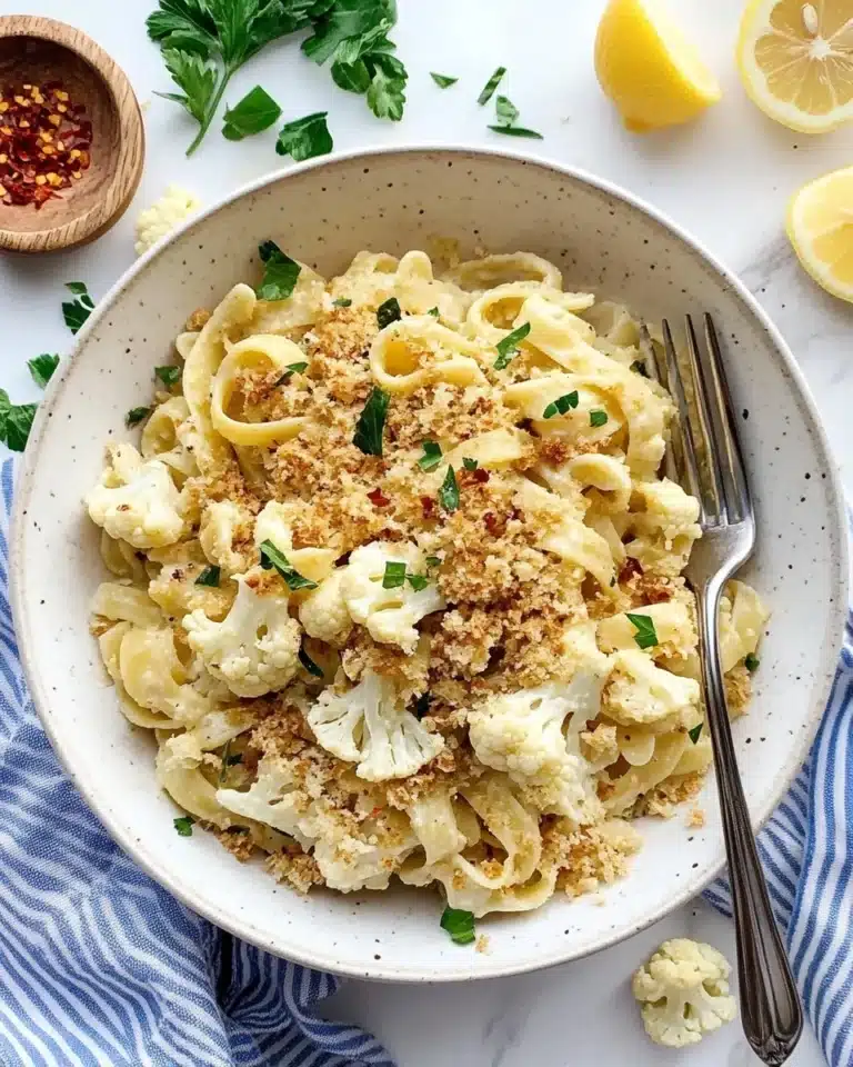 Roasted Cauliflower Pasta Recipe