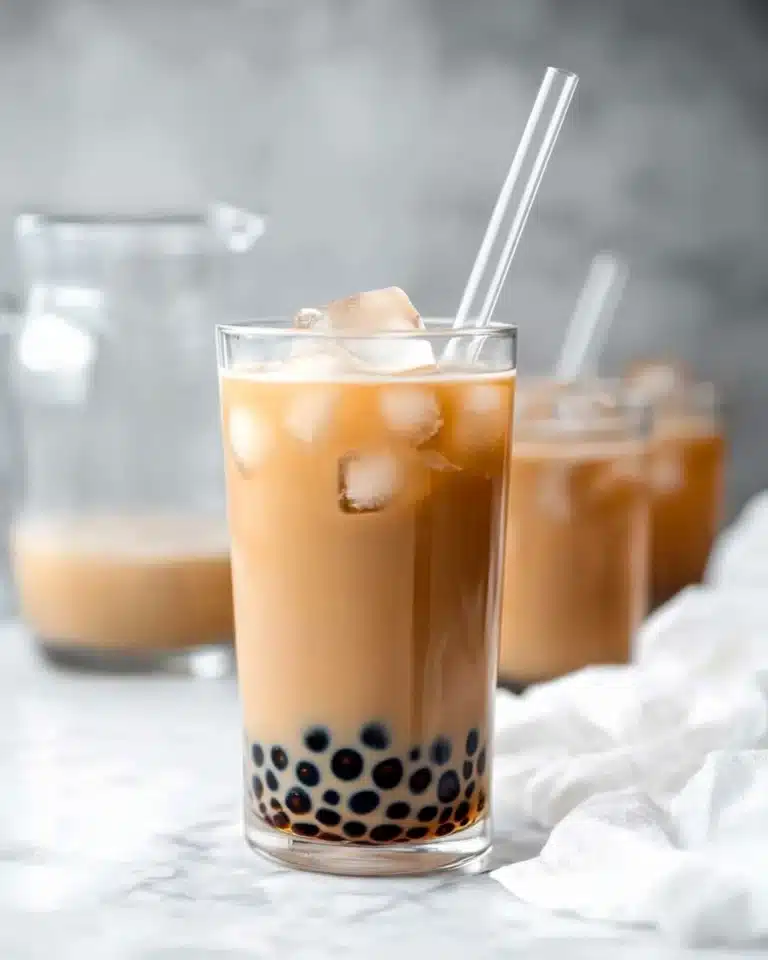 Bubble Tea Drink (Boba Milk Tea) Recipe