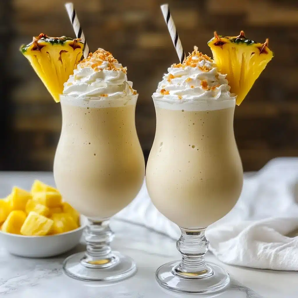 Pina Colada Milkshakes Recipe - Recipe Image