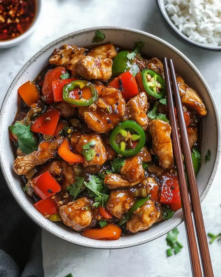 Jalapeno Chicken with Bell Peppers Recipe