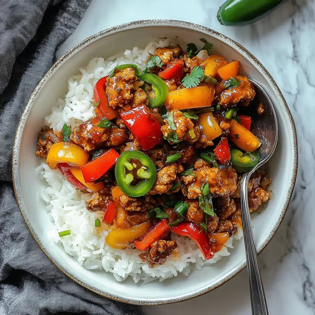 Jalapeno Chicken with Bell Peppers Recipe - Recipe Image