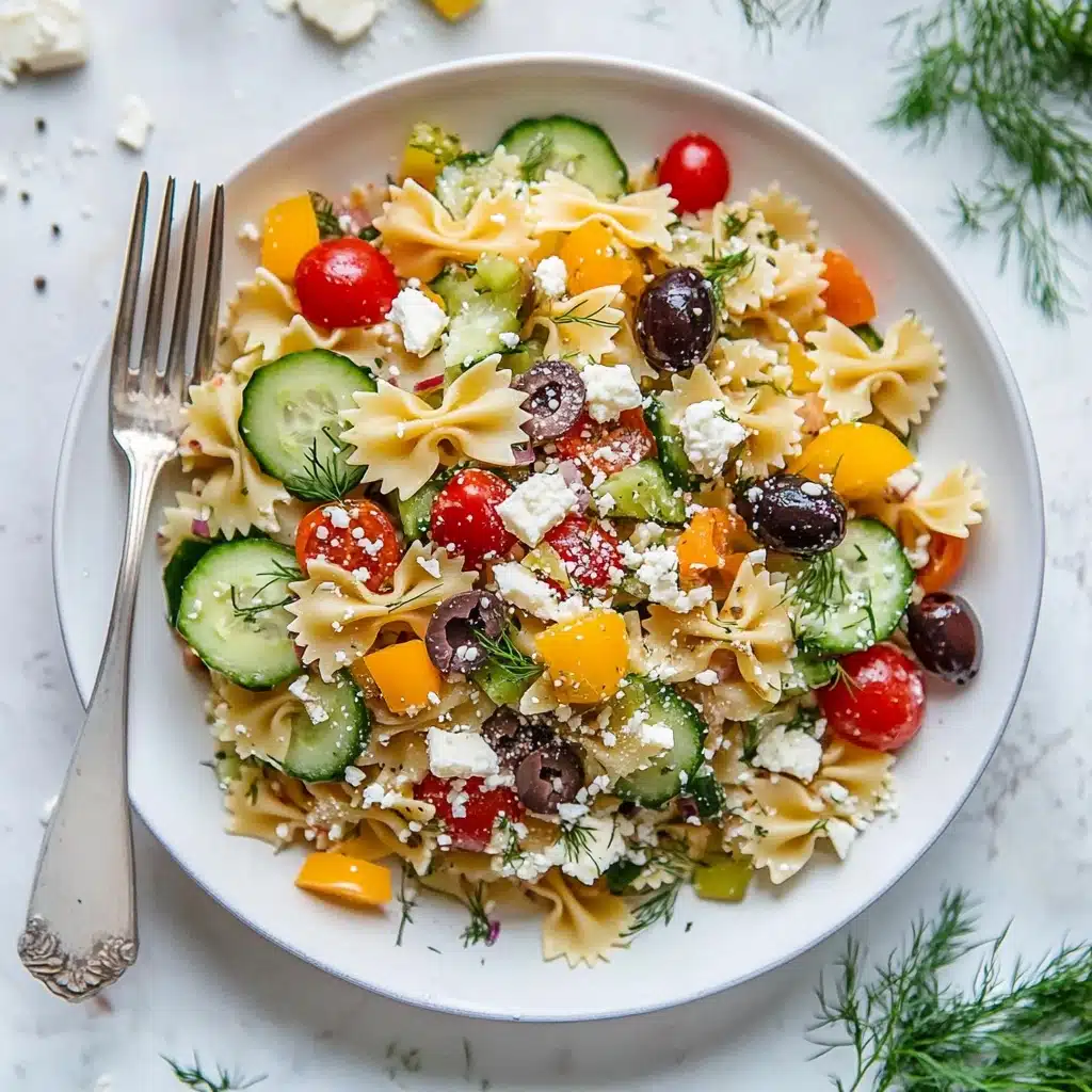Greek Pasta Salad Recipe - Recipe Image