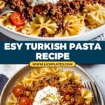 Turkish Pasta Recipe