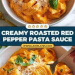 Roasted Red Pepper Creamy Pasta Sauce Recipe