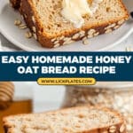 Honey Oat Bread Recipe