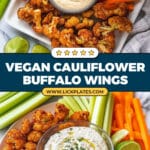Vegan Cauliflower Buffalo Wings Recipe