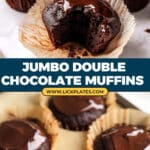 Jumbo Double Chocolate Muffins Recipe