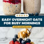 Overnight Oats Recipe