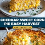 Cheddar Sweet Corn Pie Recipe
