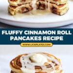 Cinnamon Roll Pancakes Recipe