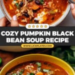 1-Pot Pumpkin Black Bean Soup Recipe