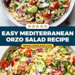 Mediterranean Orzo Salad Recipe
