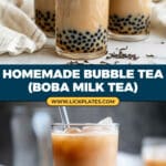 Bubble Tea Drink (Boba Milk Tea) Recipe