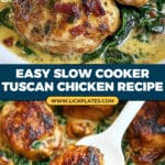 Slow Cooker Tuscan Chicken Recipe
