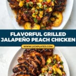 Grilled Jalapeño Peach Chicken Recipe