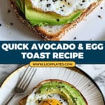 Everything (but the bagel) Egg and Avocado Toast Recipe