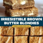 Brown Butter Blondies Recipe