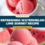 Watermelon Sorbet Recipe
