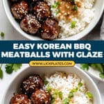 Korean BBQ Meatballs Recipe
