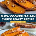 Maple Pecan Roasted Sweet Potato Wedges Recipe