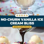 No Churn Vanilla Ice Cream Recipe