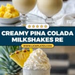 Pina Colada Milkshakes Recipe