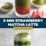 Strawberry Matcha Latte Recipe