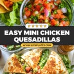 Mini Chicken Quesadillas Recipe