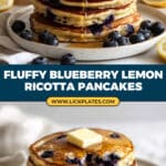 Blueberry Lemon Ricotta Pancakes Recipe