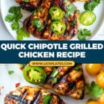 Quick Marinated Grilled Chipotle Chicken Recipe