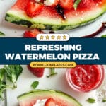 Watermelon Pizza Recipe