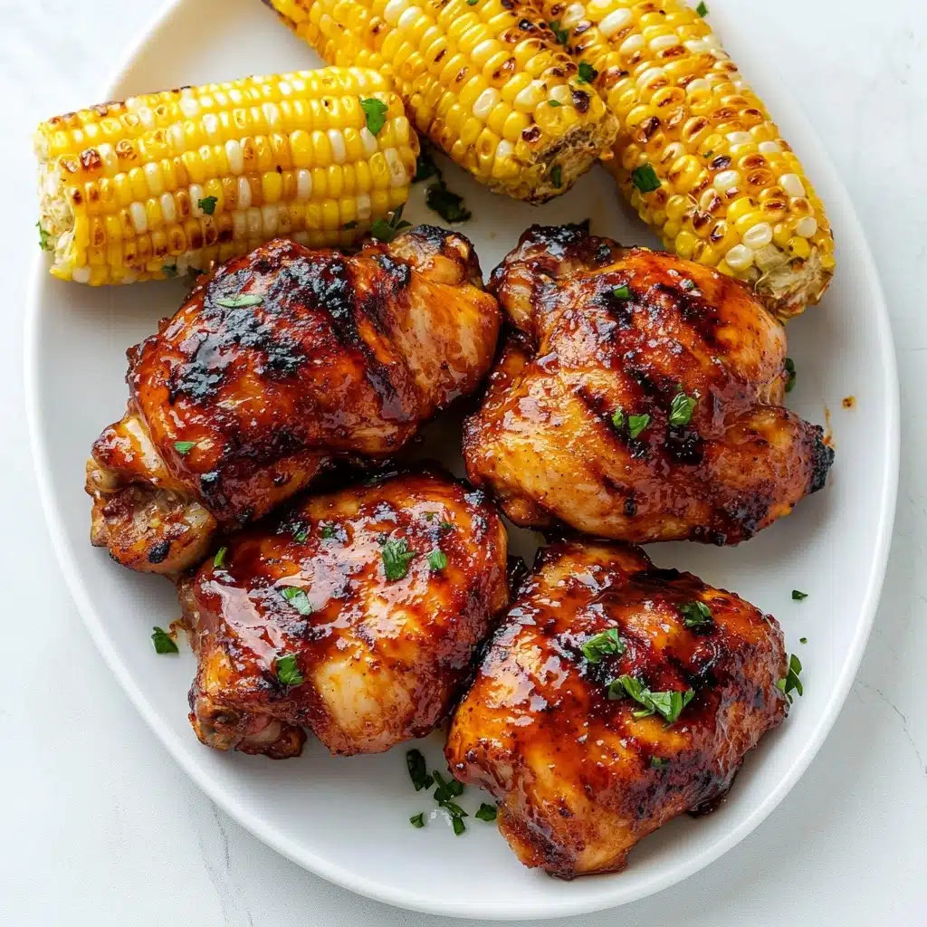 BBQ Grilled Chicken Thighs Recipe - Recipe Image