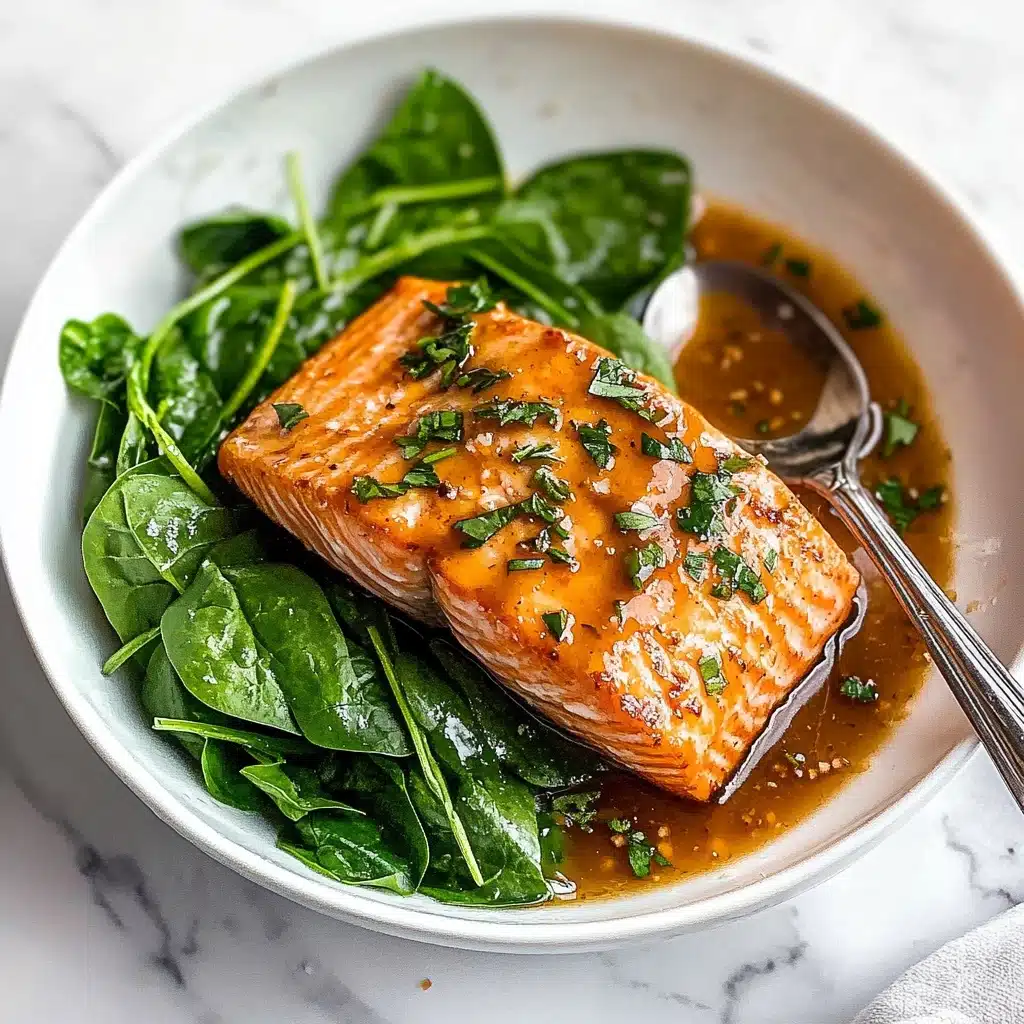 Honey Garlic Salmon Baked in Foil Recipe - Recipe Image