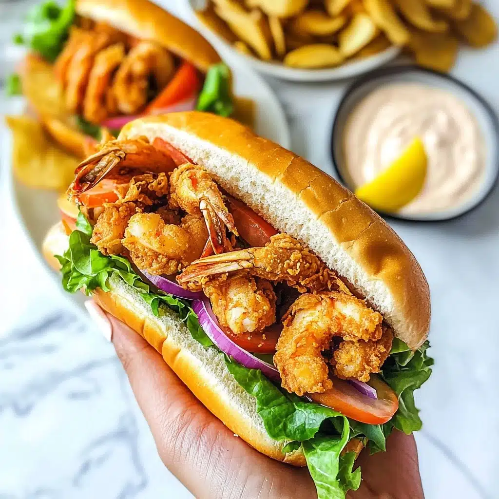 Crispy Shrimp Po'Boy Recipe - Recipe Image