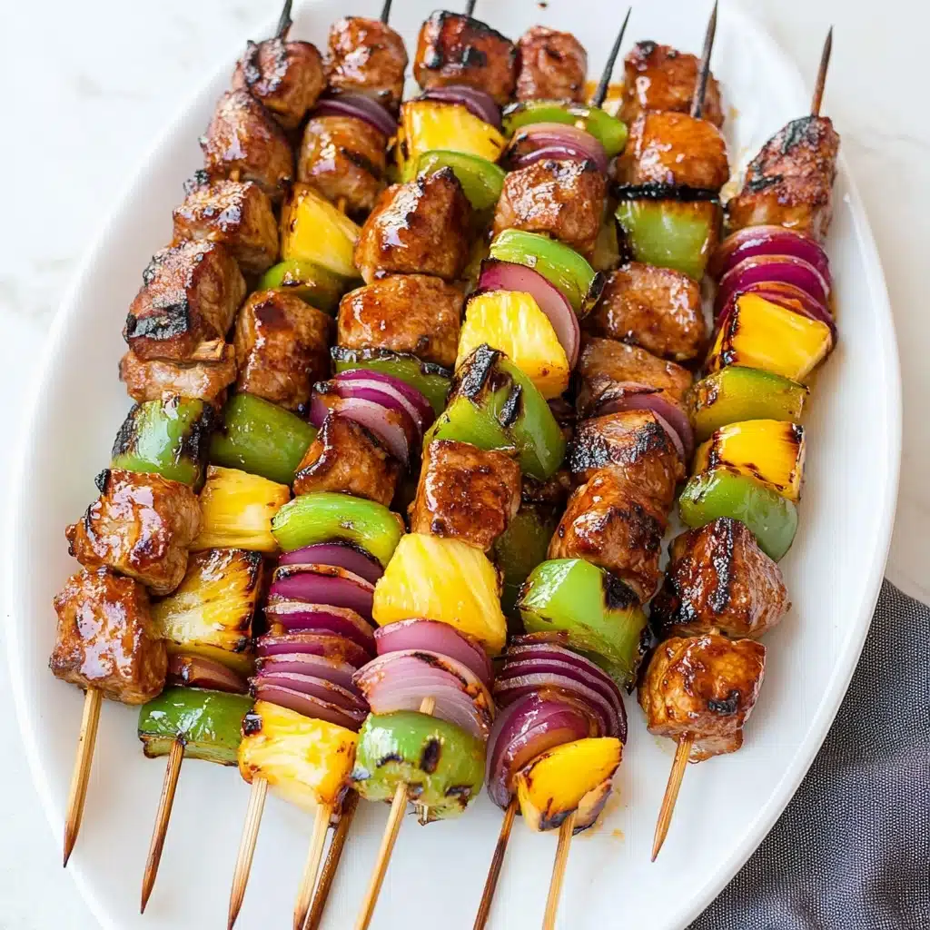 Hawaiian Chicken Kebabs Recipe - Recipe Image