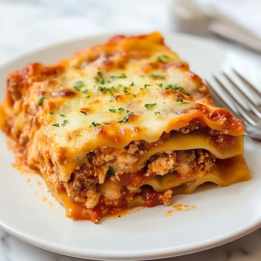 Classic Three-Cheese Lasagna Recipe - Recipe Image