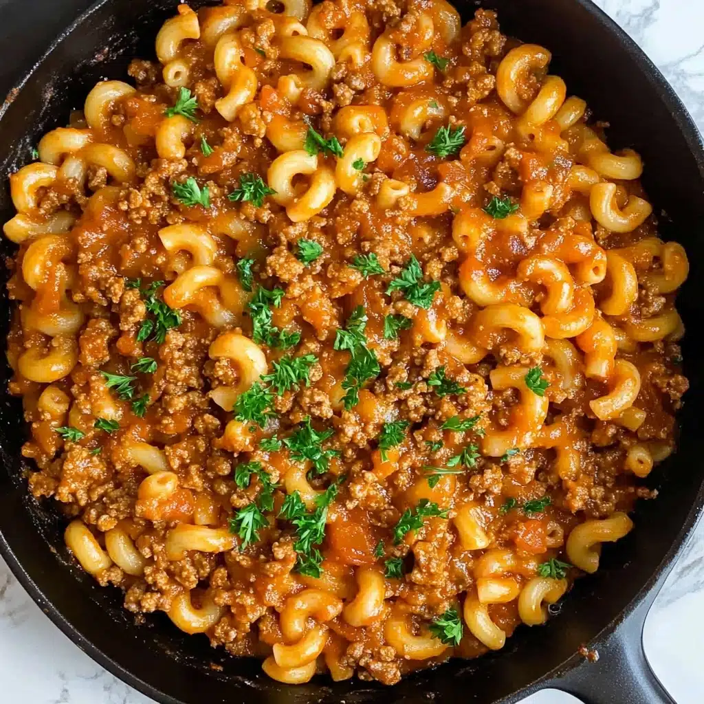 BEST Homemade Cheeseburger Macaroni Recipe - Recipe Image